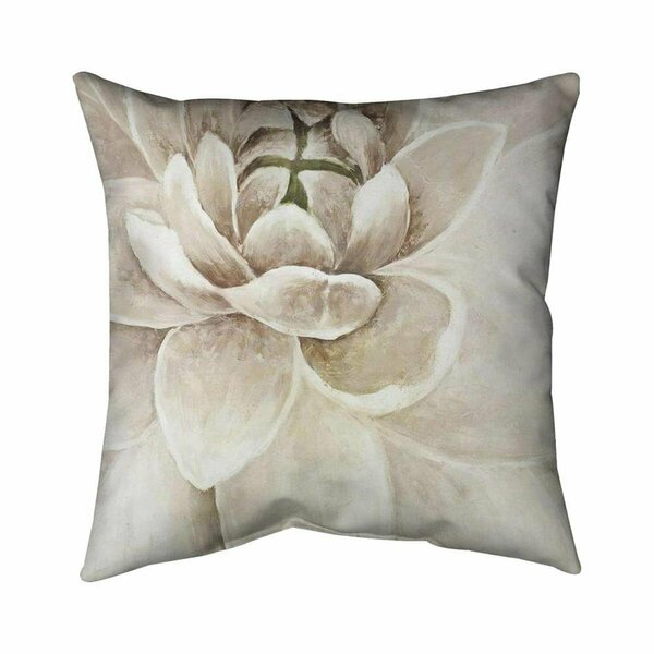 Begin Home Decor 26 x 26 in. Delicate Chrysanthemum-Double Sided Print Indoor Pillow 5541-2626-FL88